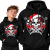 BLUZA Z KAPTUREM  ŚWIĄTECZNA DARK BROTHERHOOD
